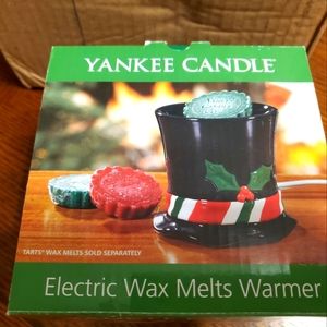 Yankee Candle Wax Winter Frosty Snowman Hat Melter Tart Wax Warmer